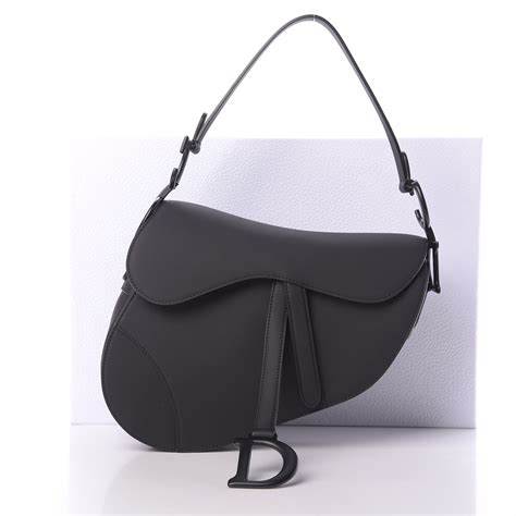 dior saddle bag matte black|christian dior black crossbody bag.